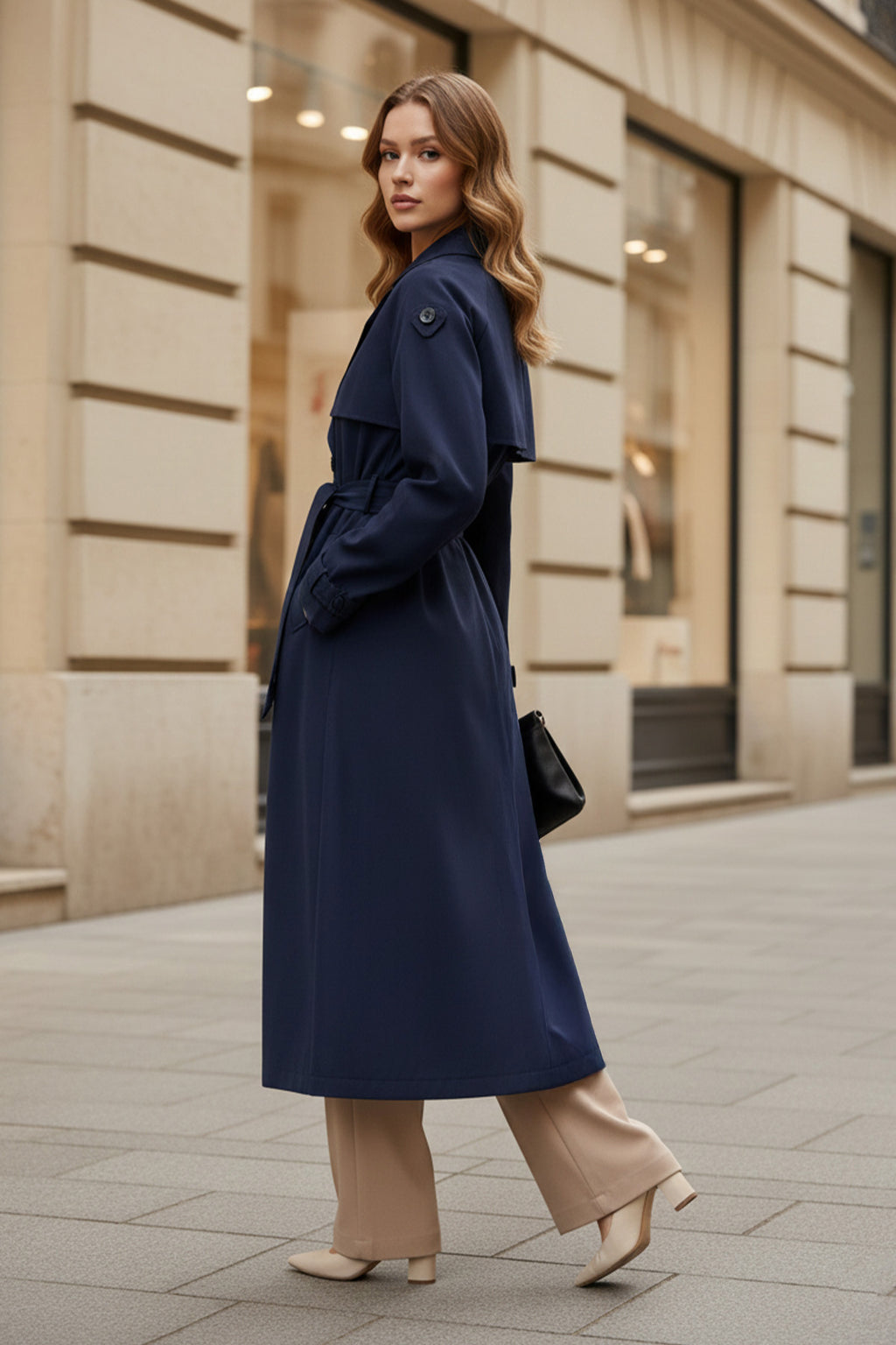 Kadın Kuşaklı Trench  -  32403TRÇ