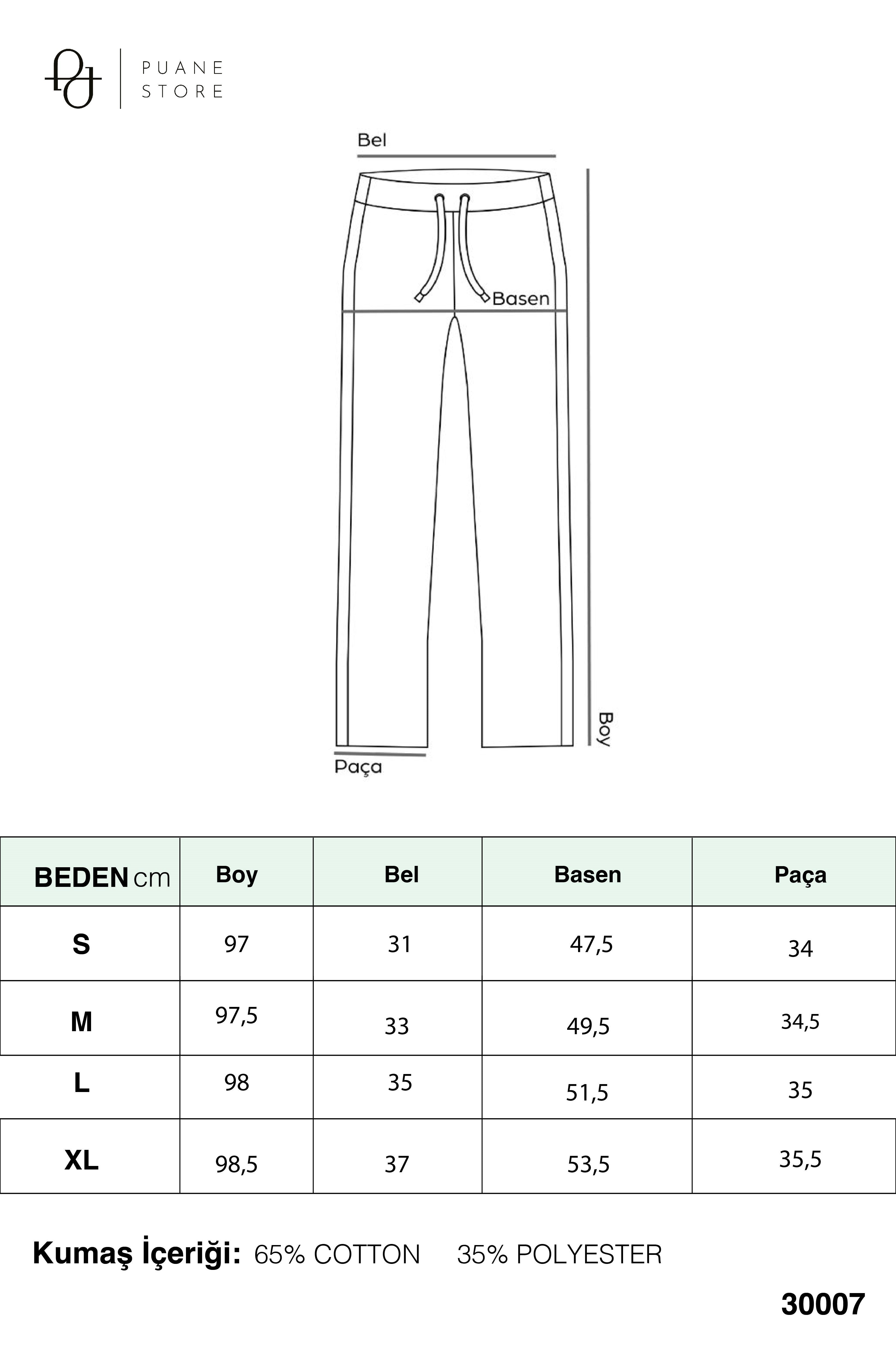 Kadın Geniş Paça Pantolon - 30007PNT