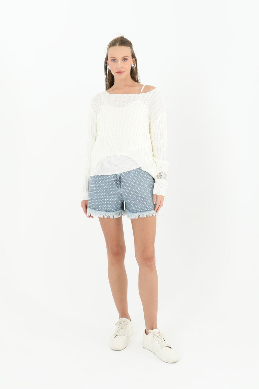 Kadın Örme İkili Bluz Takım  - 31779BLZ