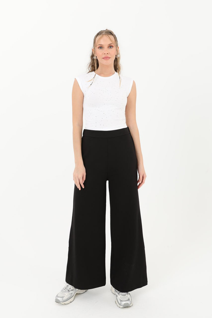 Kadın Geniş Paça Pantolon - 30007PNT