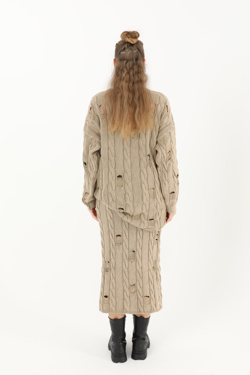 Triko Uzun Etek  - 32030ETK