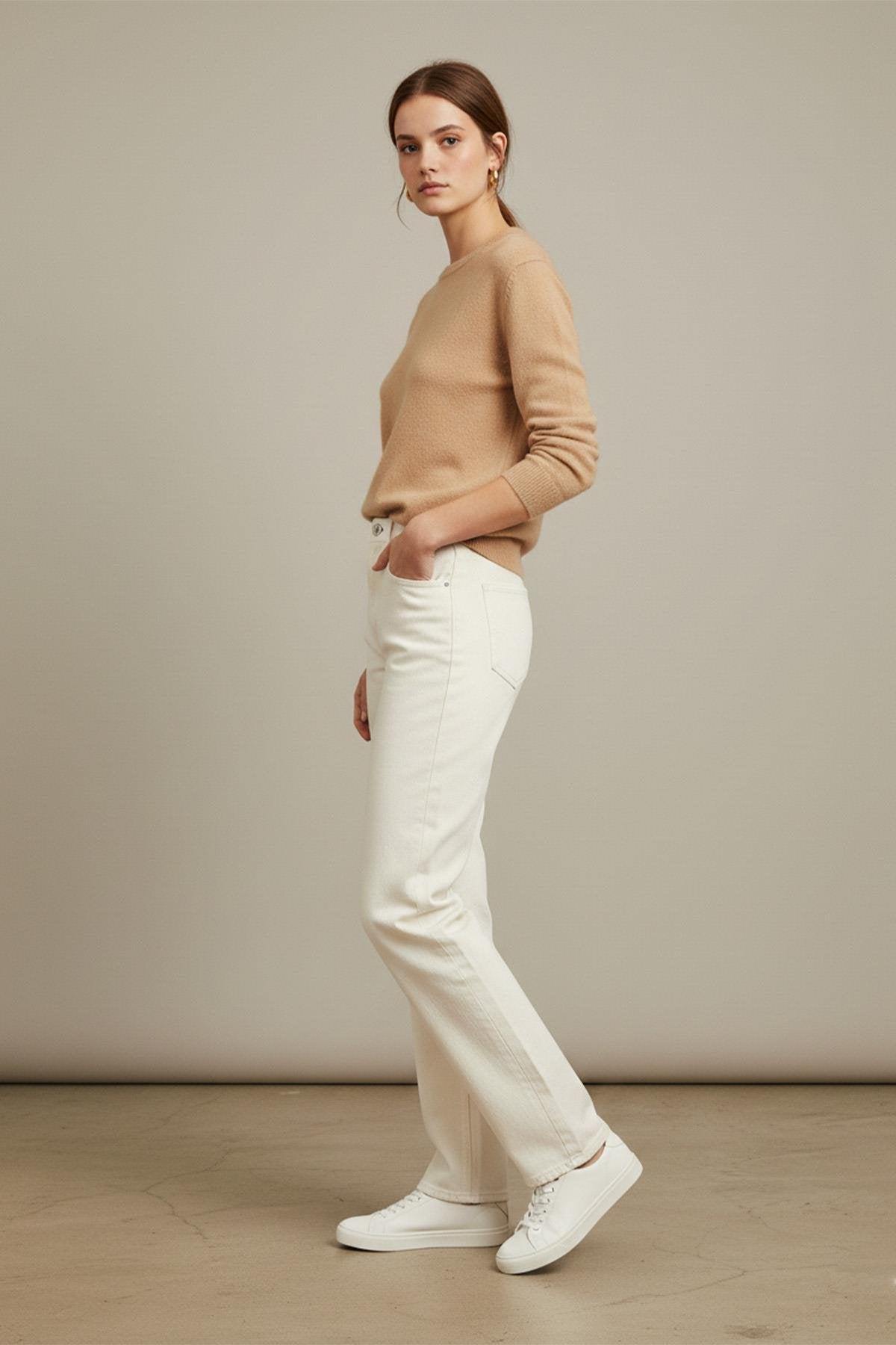 Kadın Basic Denim Pantolon -32273PNT