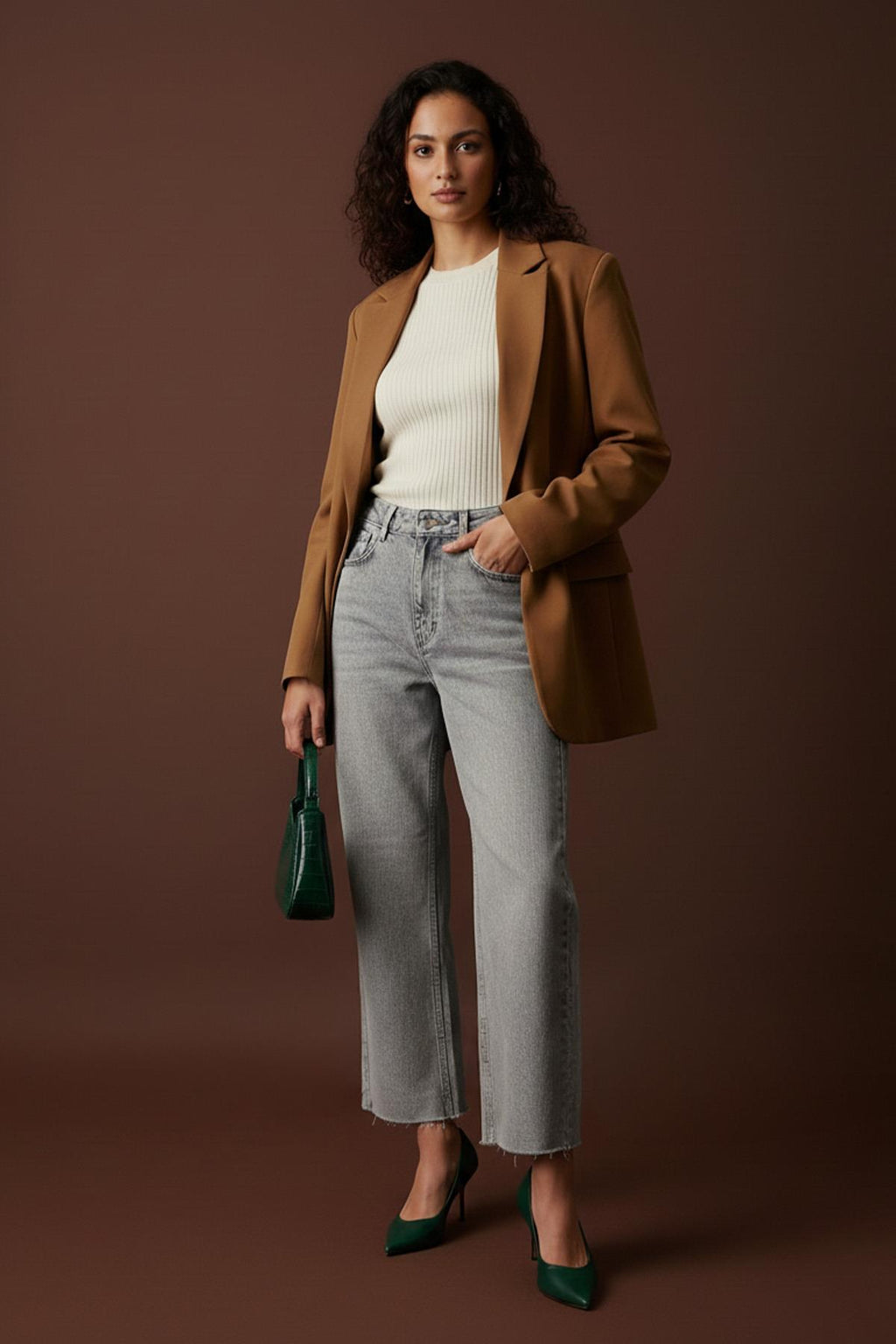 Kadın Basic Denim Pantolon -32196PNT